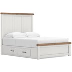 Signature Design by Ashley Savonport B4615B12 Queen Panel Bed with Storage