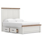 Signature Design by Ashley Savonport B4615B14 Queen Panel Bed with Storage