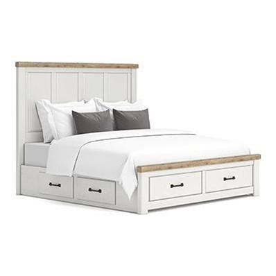 Signature Design by Ashley Savonport B4615B17 King Panel Storage Bed