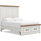 Signature Design by Ashley Savonport B4615B6 Full Panel Storage Bed