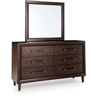 Benchcraft Dantenton B611B1 Dresser and Mirror (Dressers - 6 Drawers)
