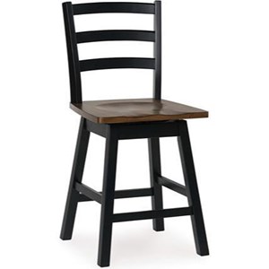 Signature Design by Ashley Wildenauer D634-224 Swivel Stool (Dining Seating - Stools)