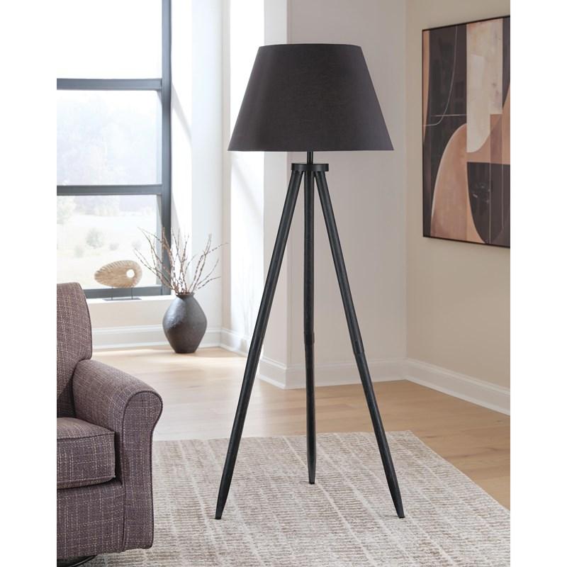 Large Picture of Signature Design by Ashley Orhan L329121 Wood Floor Lamp