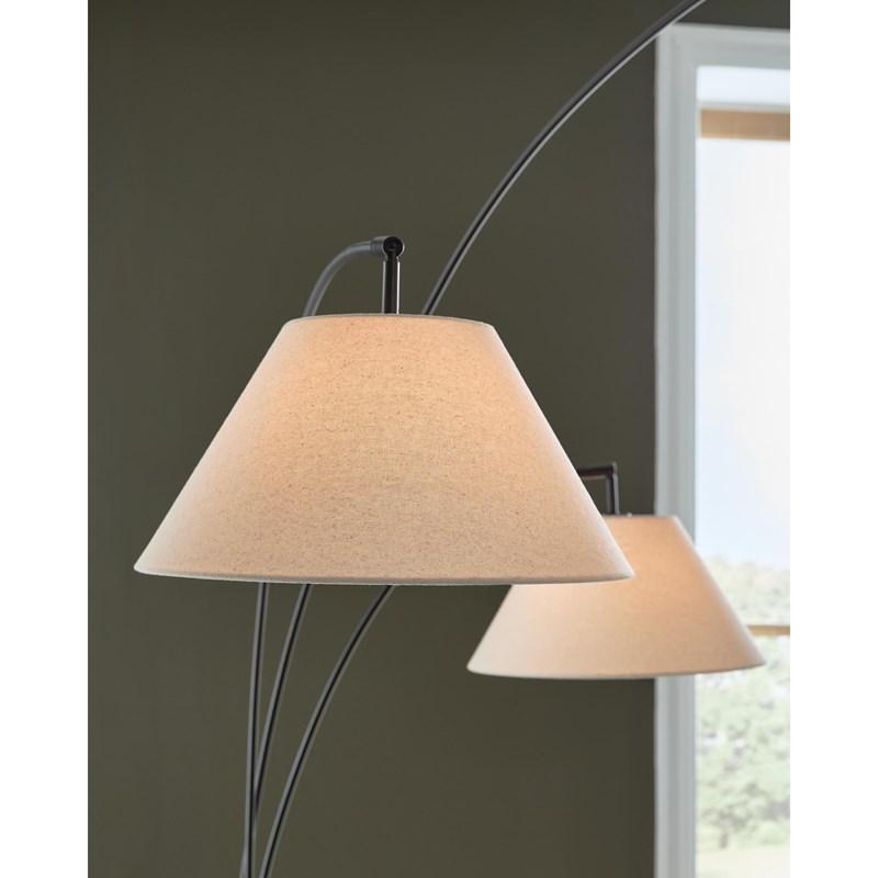 Large Picture of Signature Design by Ashley Gibbswellner L725159 Metal Arc Lamp