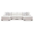 Signature Design by Ashley Misty-Lakes PC66906S8 4 pc Double Chaise Sectional