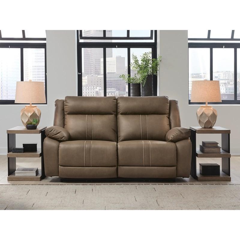 Large Picture of Signature Design by Ashley Max-Momentum PC82305S1 2 pc Power Reclining Sectional Loveseat