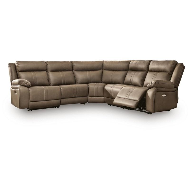 Signature Design by Ashley Max-Momentum PC82305S4 5 pc Power Reclining Sectional
