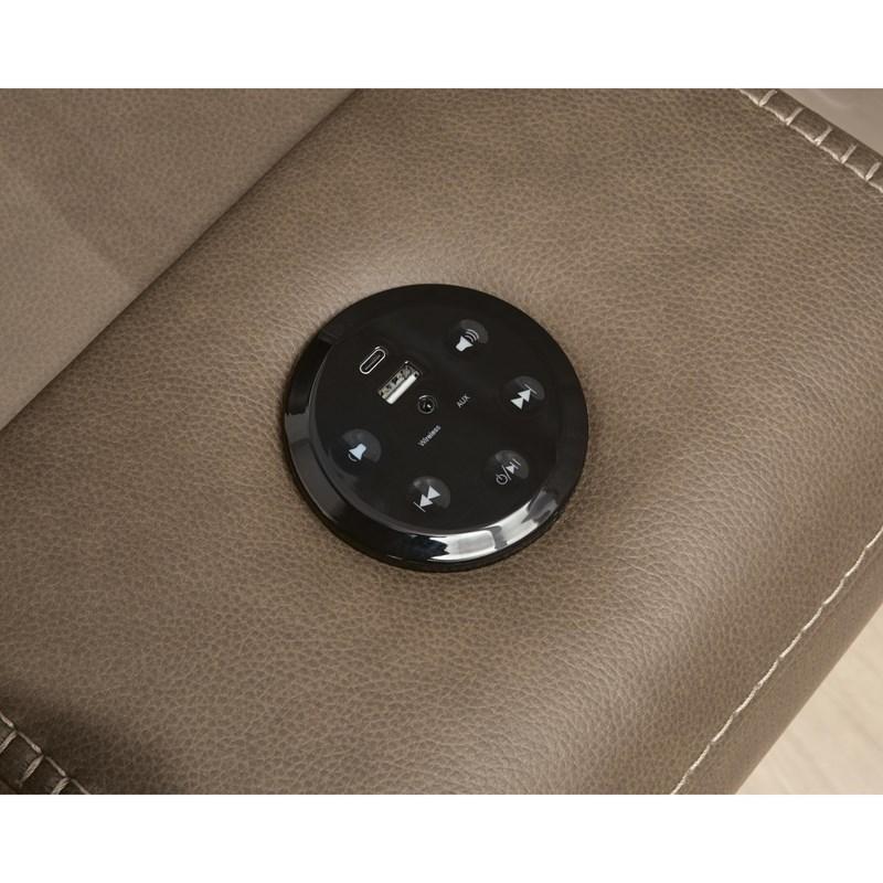 Large Picture of Signature Design by Ashley Max-Momentum PC82305S5 6 pc Power Reclining Sectional with Audio Console