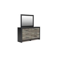 Signature Design by Ashley Broachmyn PCB1118B1 Dresser and Mirror (Dressers - 6 Drawers)