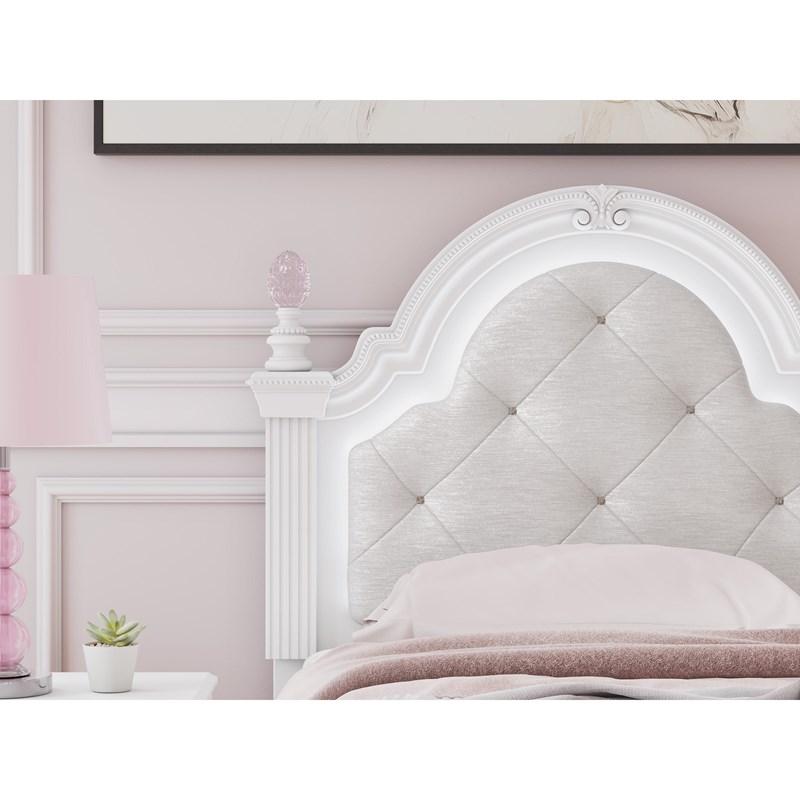 Large Picture of Signature Design by Ashley Kozlani PCB1819-153 Twin Upholstered Panel Headboard