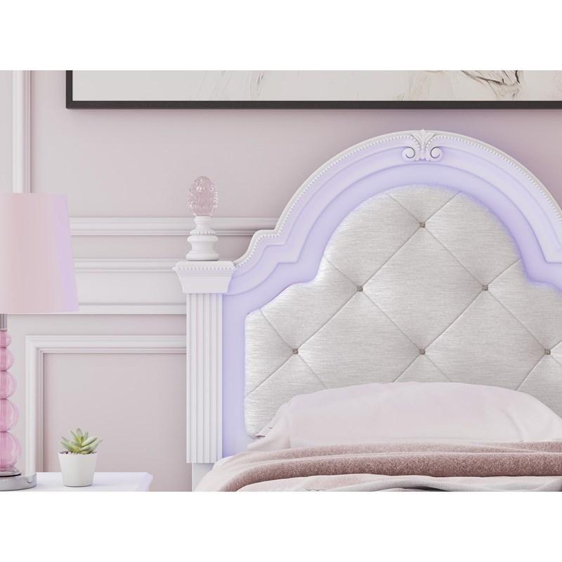 Large Picture of Signature Design by Ashley Kozlani PCB1819-153 Twin Upholstered Panel Headboard
