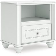 Signature Design by Ashley Kozlani PCB1819-91 One Drawer Night Stand (Nightstands - 1 Drawer)