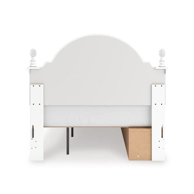 Large Picture of Signature Design by Ashley Kozlani PCB1819B10 Full Upholstered Panel Storage Bed