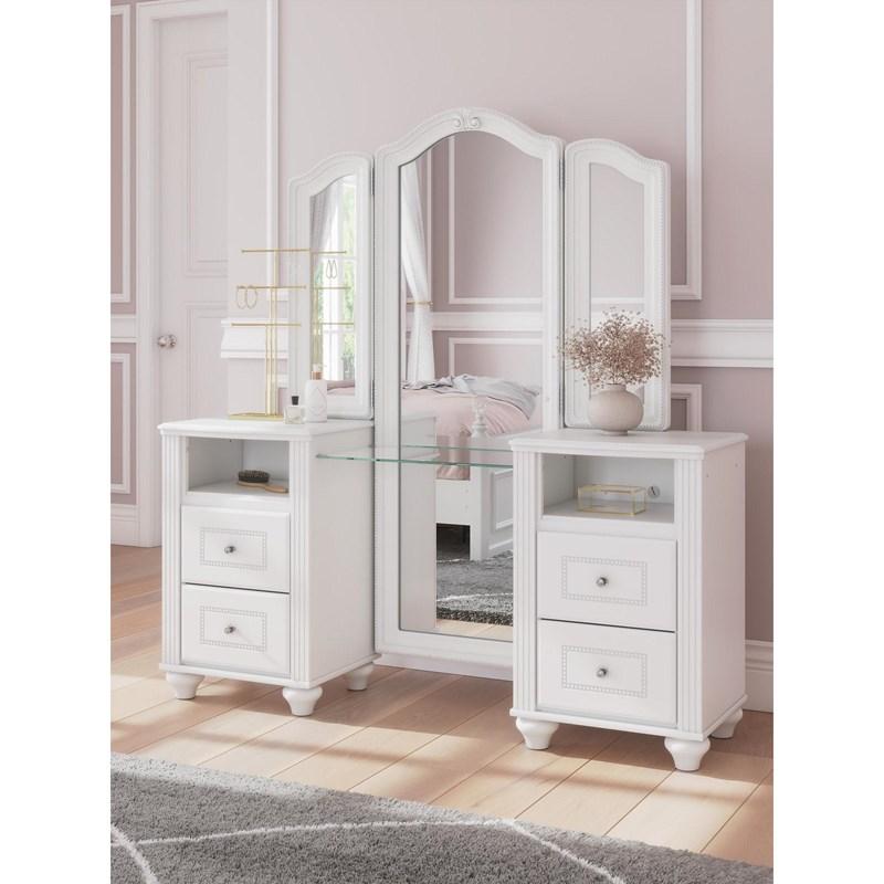 Large Picture of Signature Design by Ashley Kozlani PCB1819B16 Vanity with Mirror