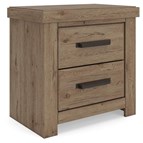 Signature Design by Ashley Oliandon PCB2844-92 Two Drawer Night Stand