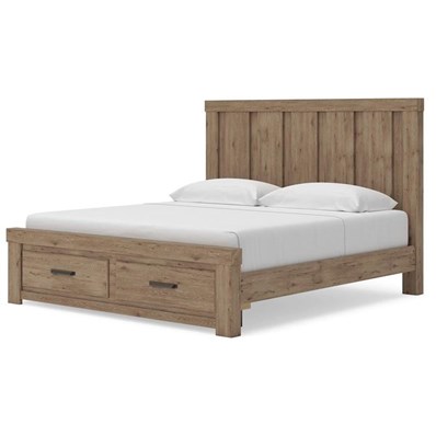 Signature Design by Ashley Oliandon PCB2844B7 King Panel Storage Bed