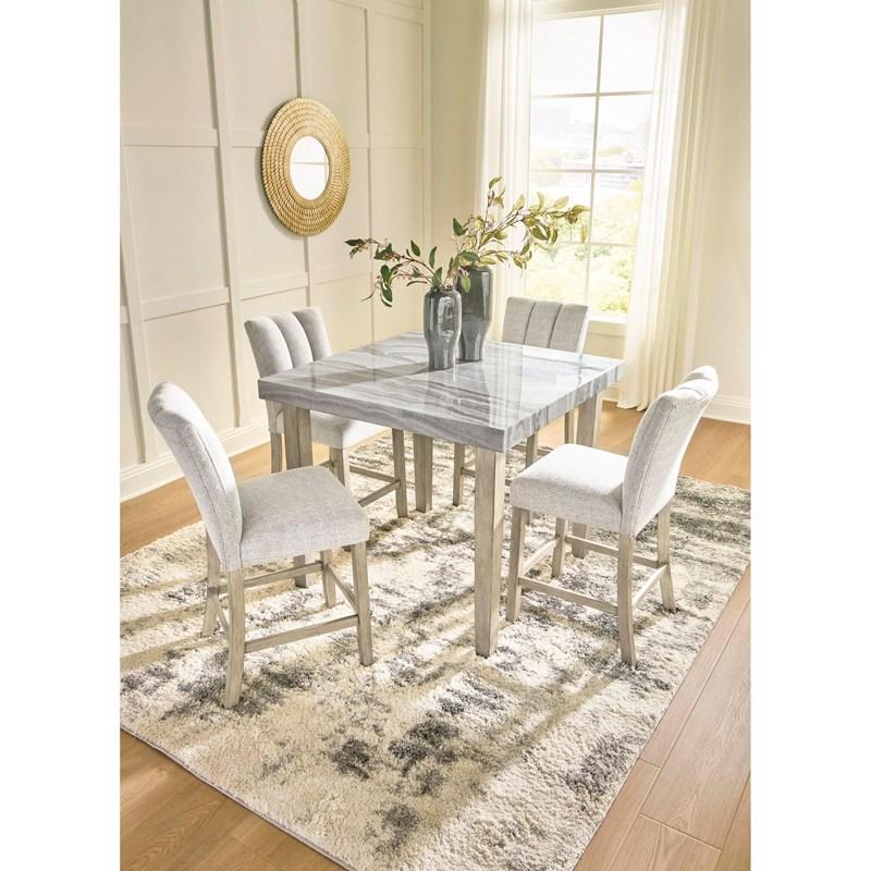 Large Picture of Signature Design by Ashley Larawyn PCD575-13 Square Dining Room Counter Table