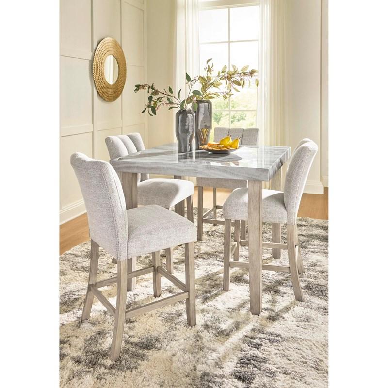 Large Picture of Signature Design by Ashley Larawyn PCD575-13 Square Dining Room Counter Table