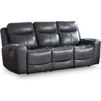 Signature Design by Ashley Next Move PCU1210015 Power Reclining Sofa with Adjustable Headrest