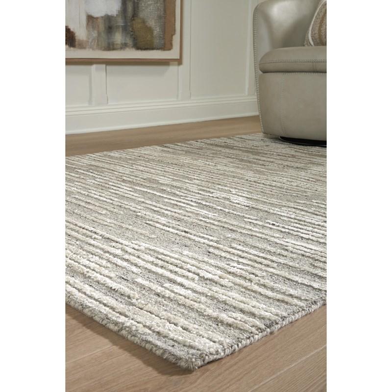 Large Picture of Signature Design by Ashley Eljory R408202 Medium Rug