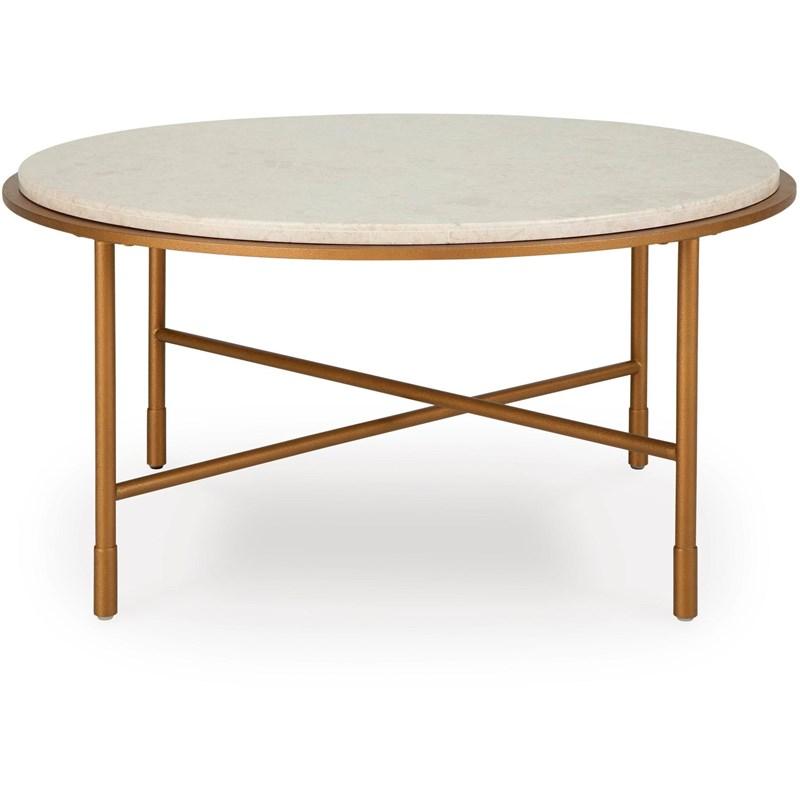 Large Picture of Signature Design by Ashley Alben T643-8 Round Cocktail Table