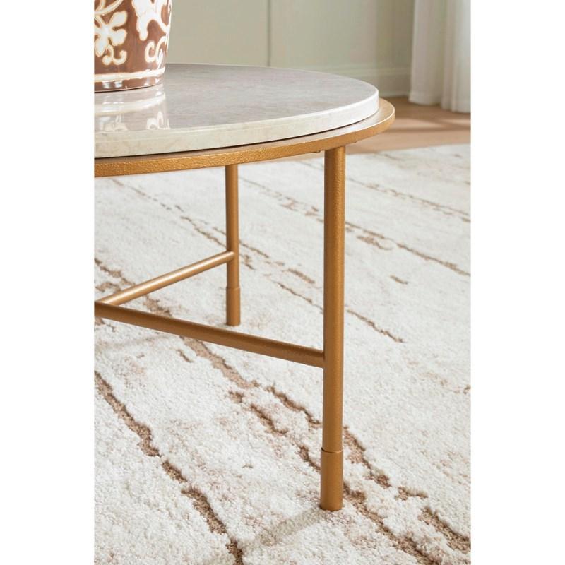 Large Picture of Signature Design by Ashley Alben T643-8 Round Cocktail Table