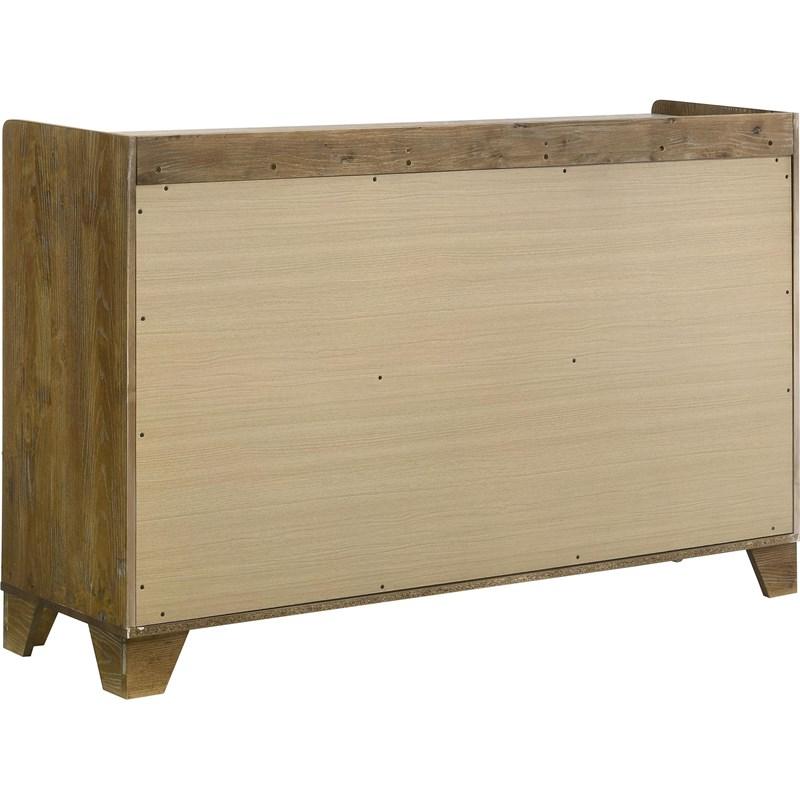 Large Picture of Coaster Furniture Henderson 222973 6-drawer Bedroom Dresser Cabinet - Medium Oak
