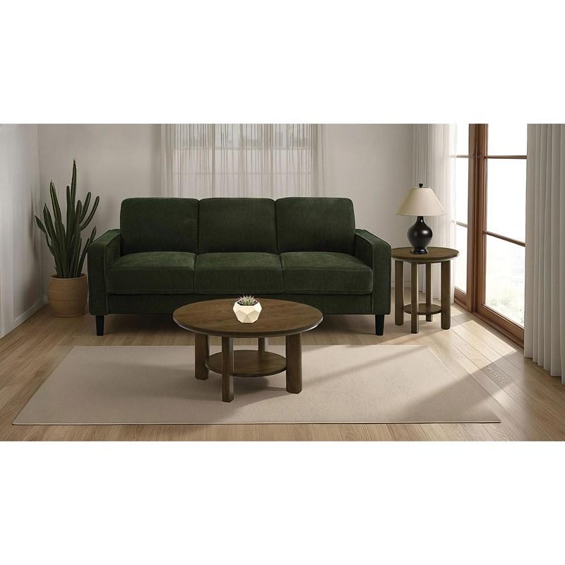 Large Picture of Coaster Furniture Ruth 511214 77-inch Fabric Upholstered Track Arm Sofa - Matcha Green