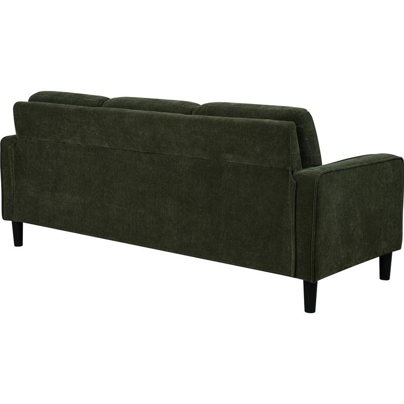 Large Picture of Coaster Furniture Ruth 511214 77-inch Fabric Upholstered Track Arm Sofa - Matcha Green