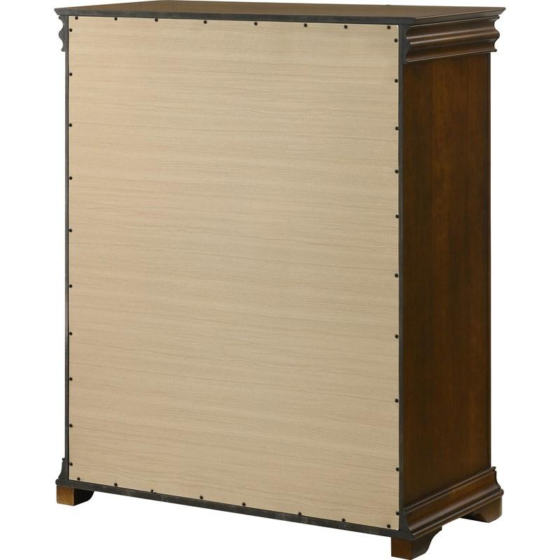 Large Picture of Coaster Furniture Garland 205305 4-drawer Bedroom Chest of Drawers - Brown Cherry