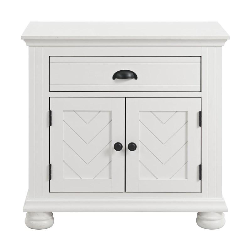 Large Picture of Elements International Kona B-9340-7-NS 1-Drawer Nightstand