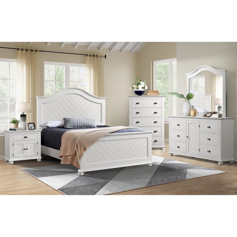 Large Picture of Elements International Kona B-9340-7-NS 1-Drawer Nightstand
