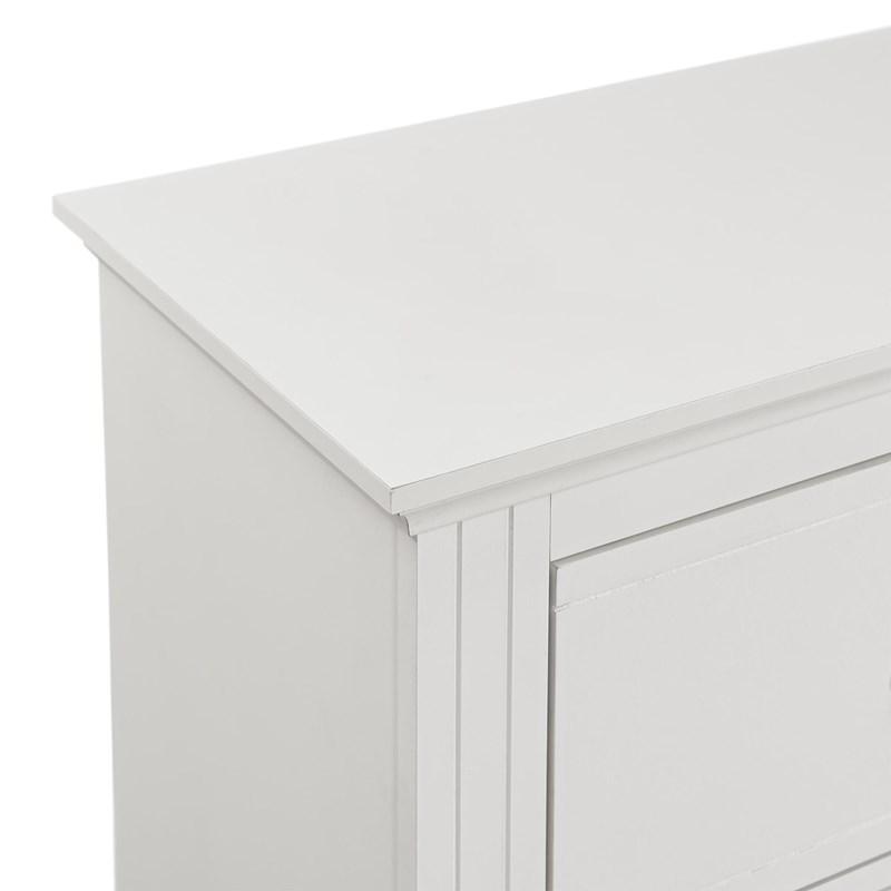 Large Picture of Elements International Kona B-9340-7-NS 1-Drawer Nightstand