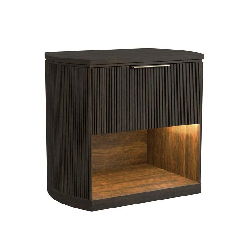 Large Picture of Elements International Sylvie B-16000-5-NS 1-Drawer Nightstand