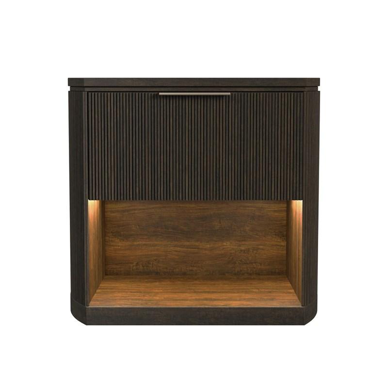 Large Picture of Elements International Sylvie B-16000-5-NS 1-Drawer Nightstand