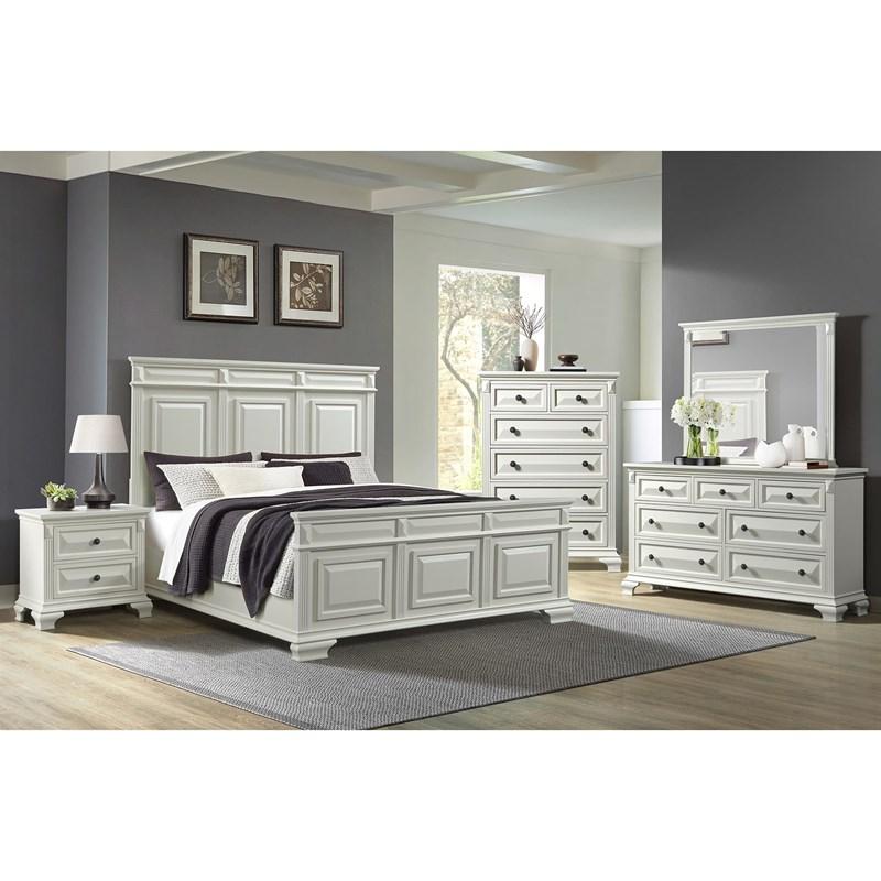 Large Picture of Elements International Bridgestone B-10980-7-NS 2-Drawer Nightstand