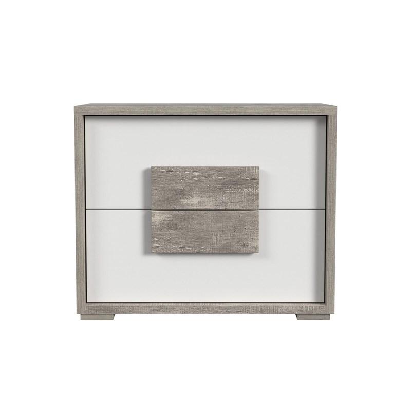 Large Picture of Elements International San Matteo B-16010-7-NS2 2-Drawer Nightstand