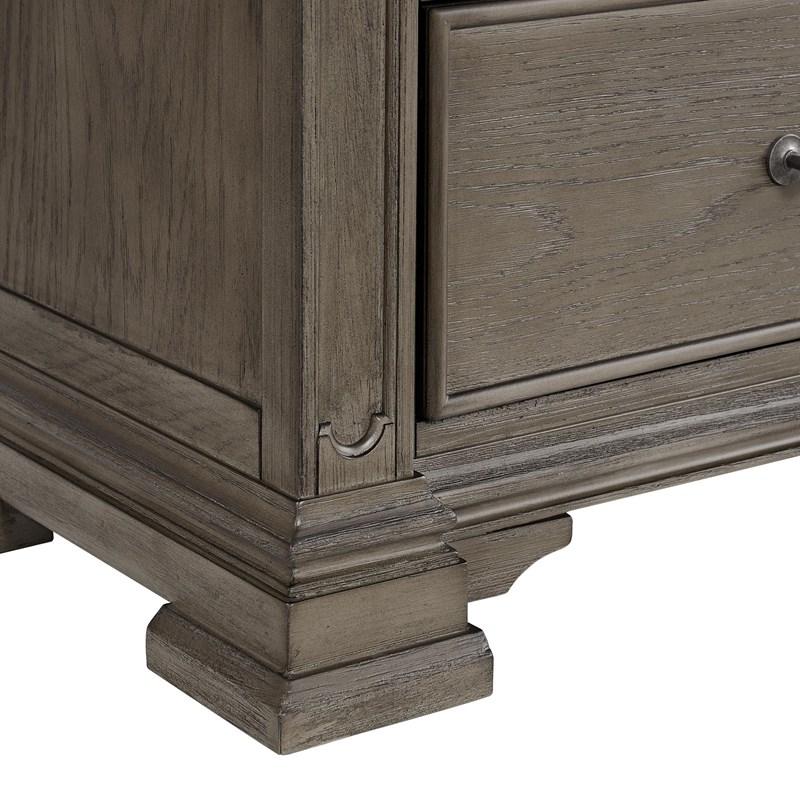 Large Picture of Elements International Kings Court B.10315.NS 3-Drawer Nightstand