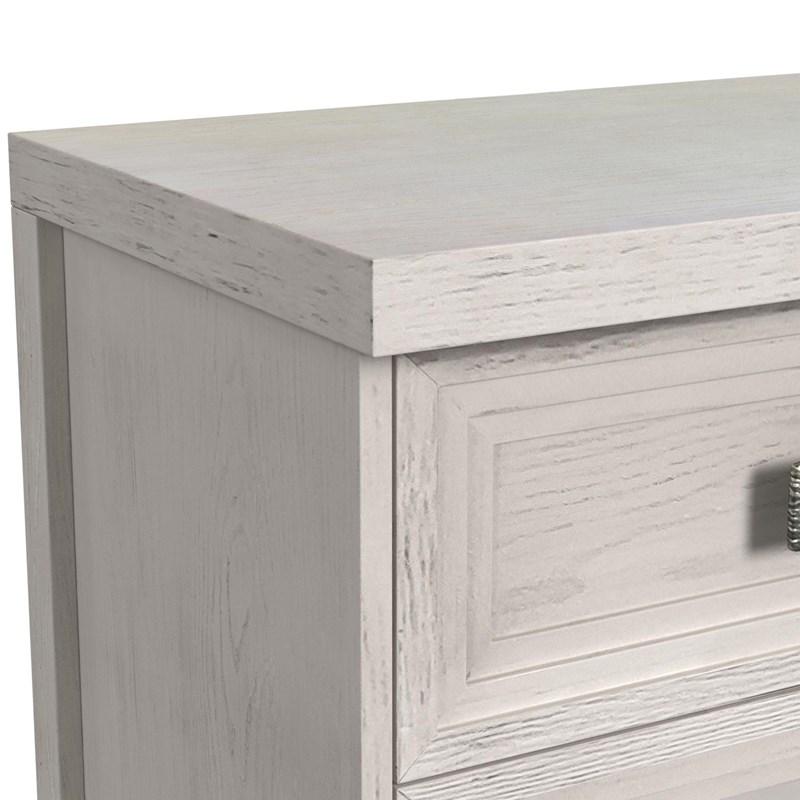 Large Picture of Elements International Avalanche B-11600-7-NS 3-Drawer Nightstand