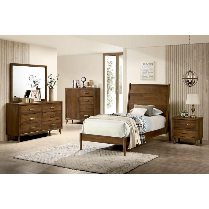 Large Picture of Elements International Malibu MC400CH 4-Drawer Chest