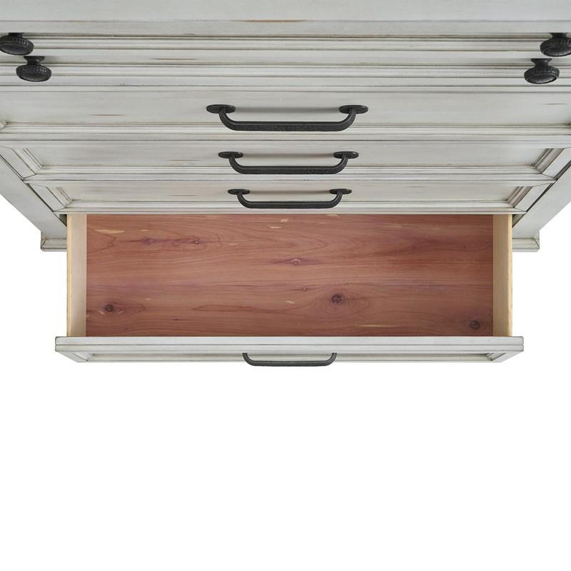 Large Picture of Elements International McCoy B-10530-7-CH 5-Drawer Chest