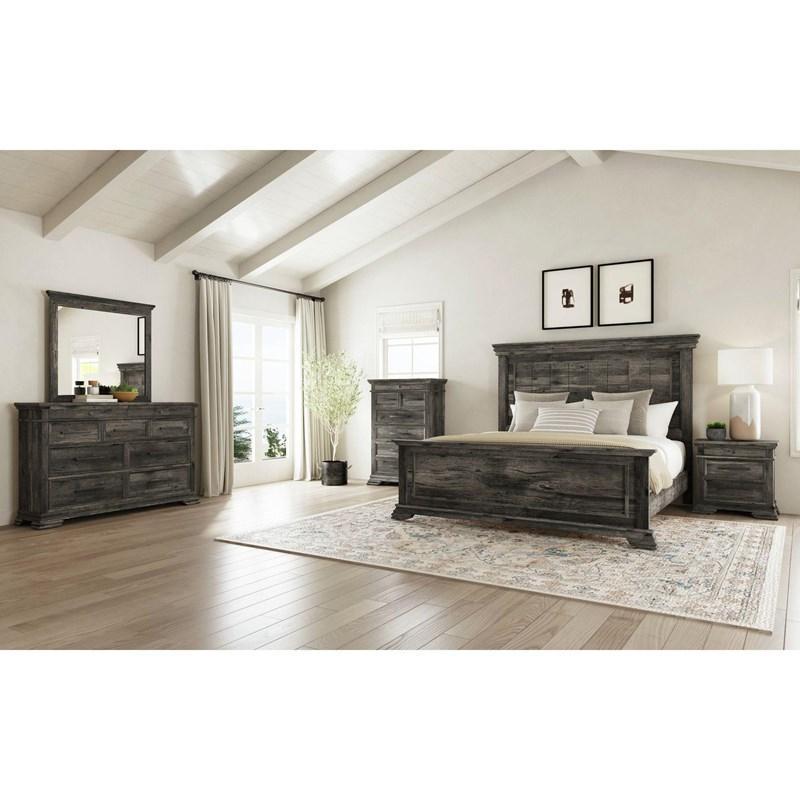 Large Picture of Elements International Park Ridge B-13130-8-CH 6-Drawer Chest