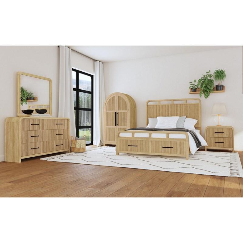 Large Picture of Elements International Ridgemont B-14440-6-DR 6-Drawer Dresser