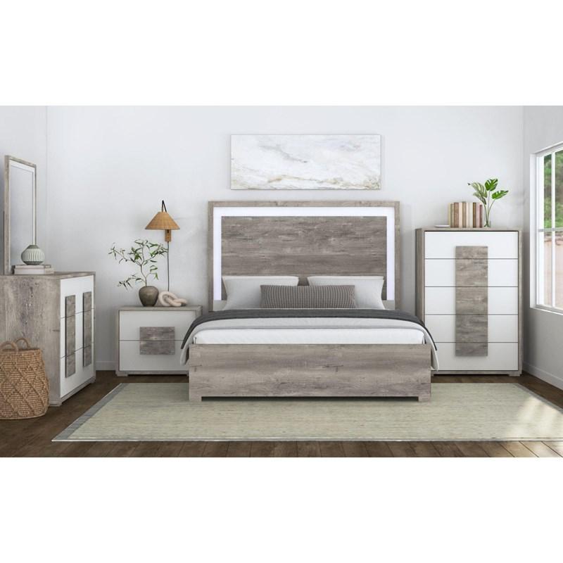 Large Picture of Elements International San Matteo B-16010-7-DR 6-Drawer Dresser