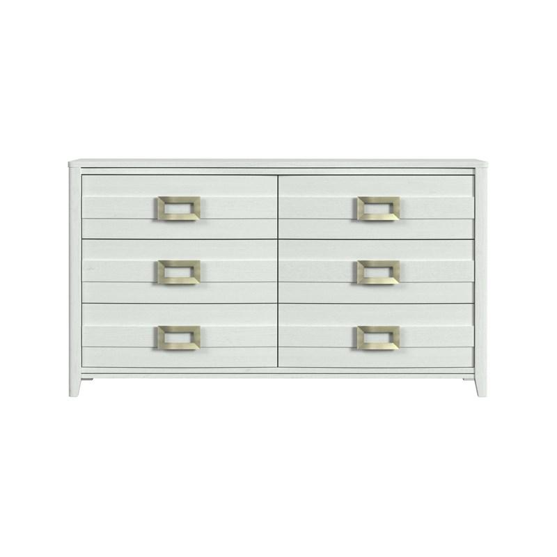 Large Picture of Elements International Tobias B-15990-7-DR 6-Drawer Dresser