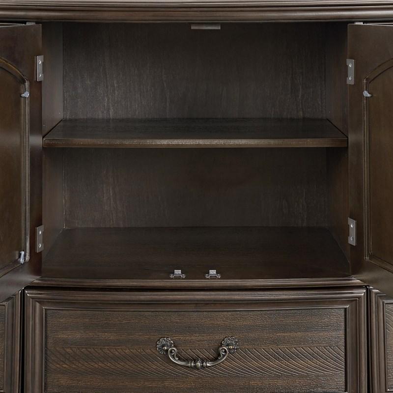 Large Picture of Elements International Brunswick B-13070-5-DR 7-Drawer Dresser