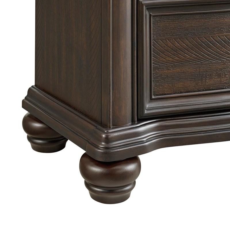 Large Picture of Elements International Brunswick B-13070-5-DR 7-Drawer Dresser