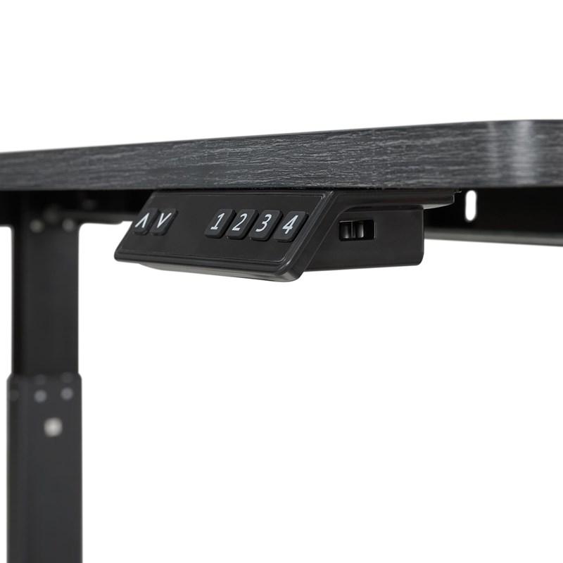 Large Picture of Elements International Oakland H-14280-8-DKE Adjustable Desk