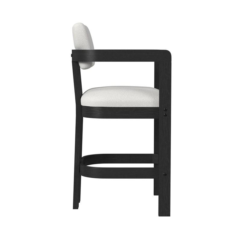 Large Picture of Elements International Portland D-1710-8-BST3 Arm Barstool