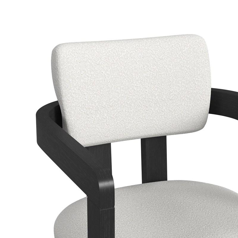 Large Picture of Elements International Portland D-1710-8-BST3 Arm Barstool